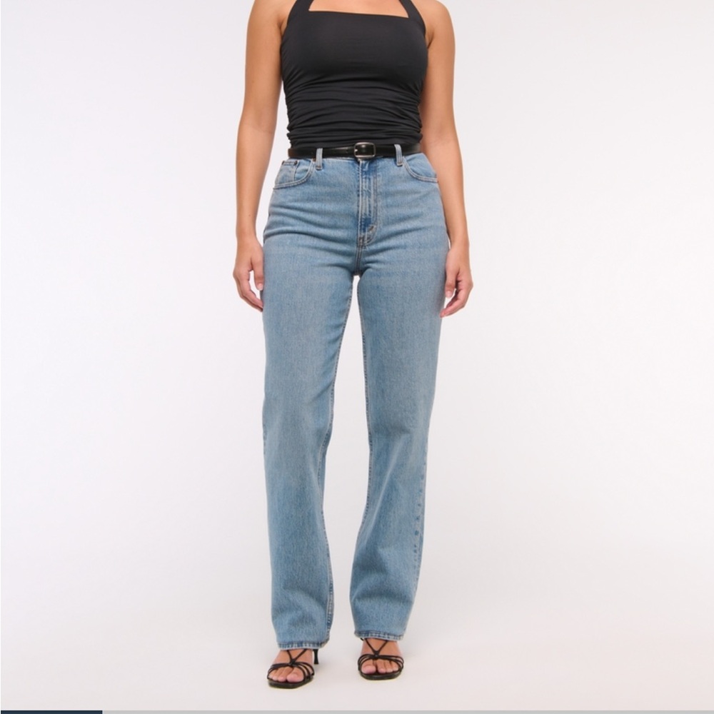 NWT Curve Love Ultra High Rise 90’s Straight Jean - Picture 2 of 4